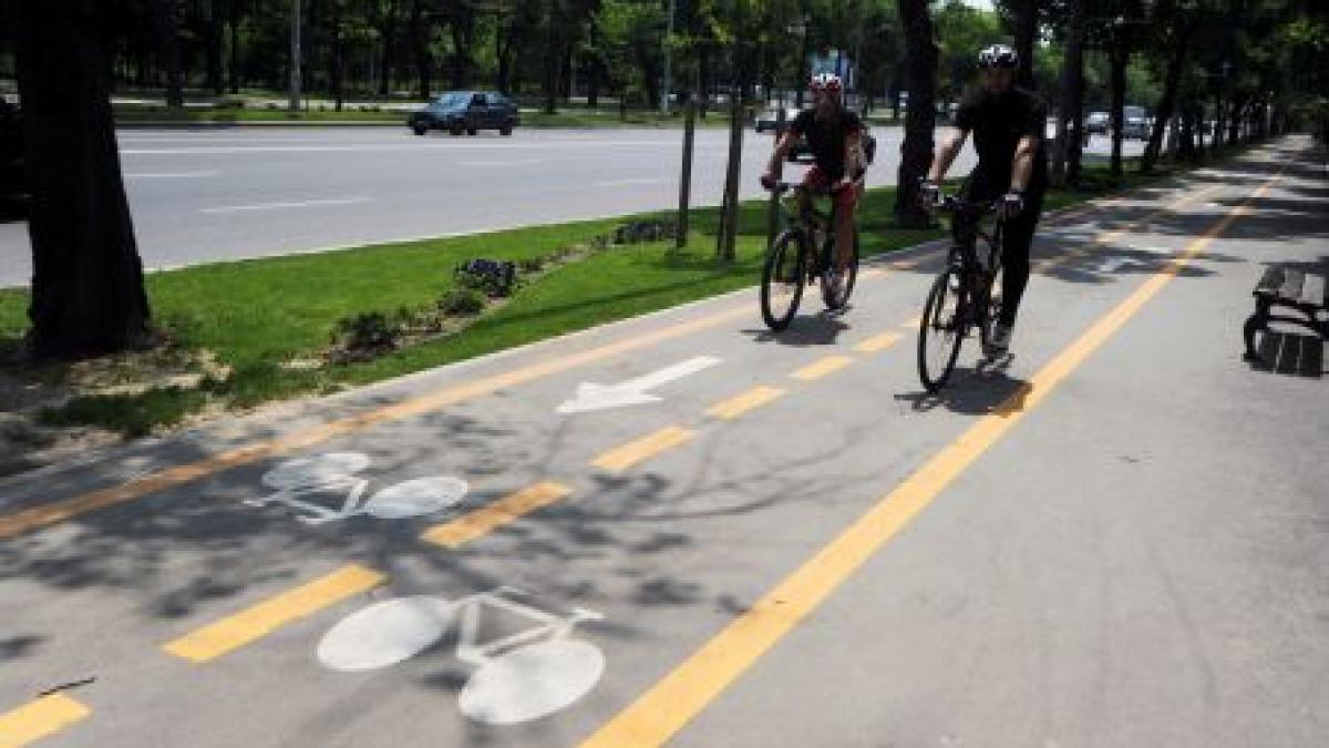 Senzaţii tari. Pistele bicicliştilor, dotate cu obstacole