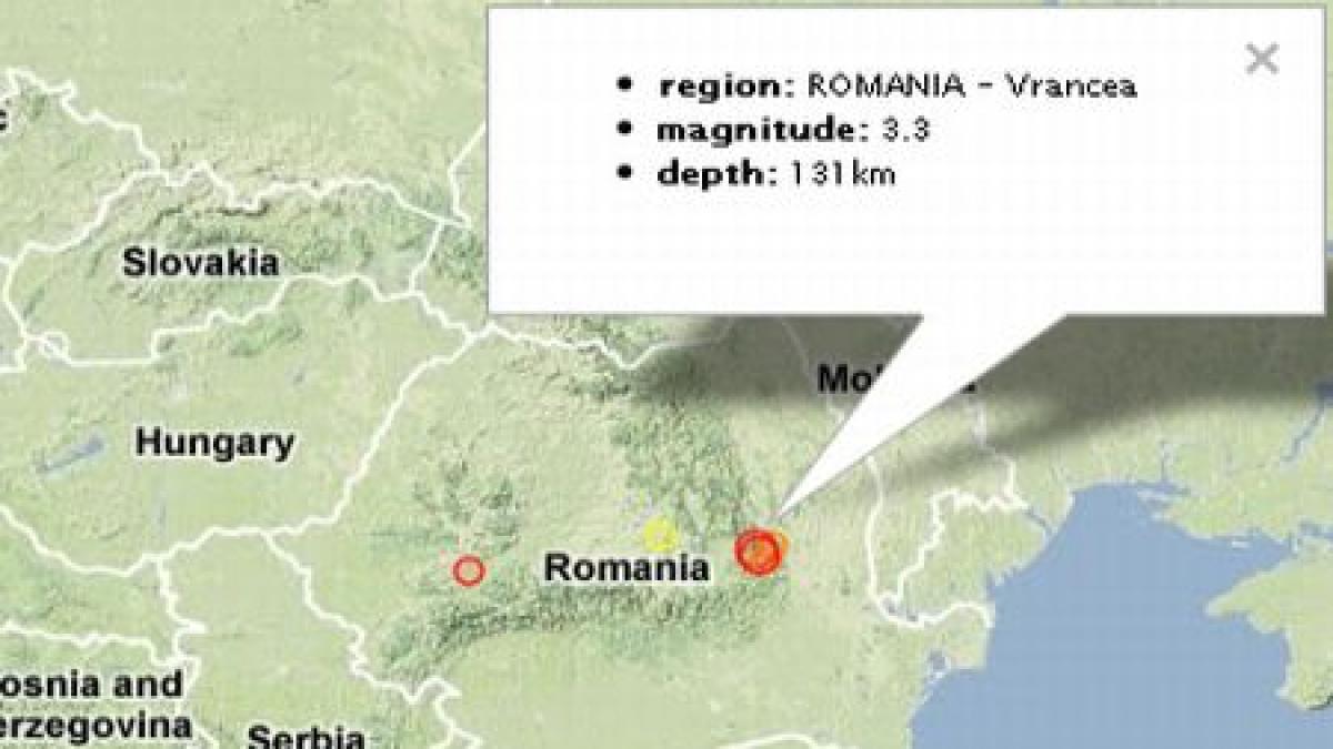 România s-a cutremurat din nou: Trei seisme au avut loc în această dimineaţă