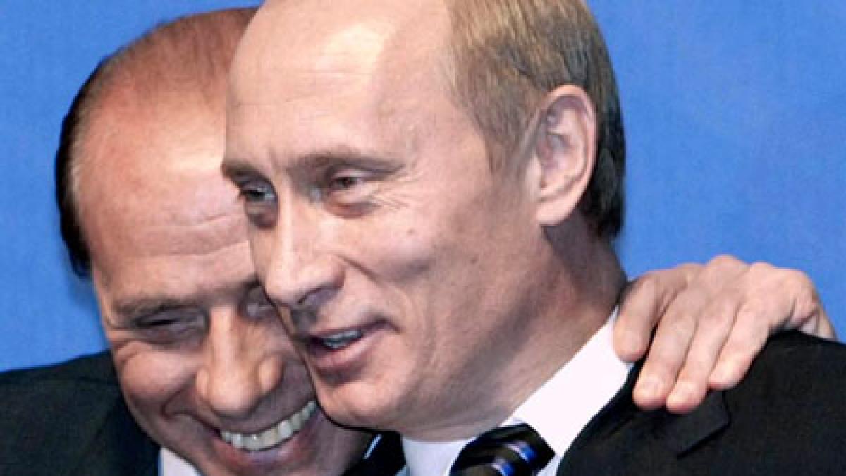 Vladimir Putin: Silvio Berlusconi este unul dintre ultimii Mohicani din politică 