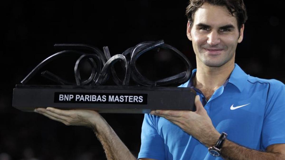 Roger Federer s-a impus pentru prima oară în carieră la Mastersul de la Paris