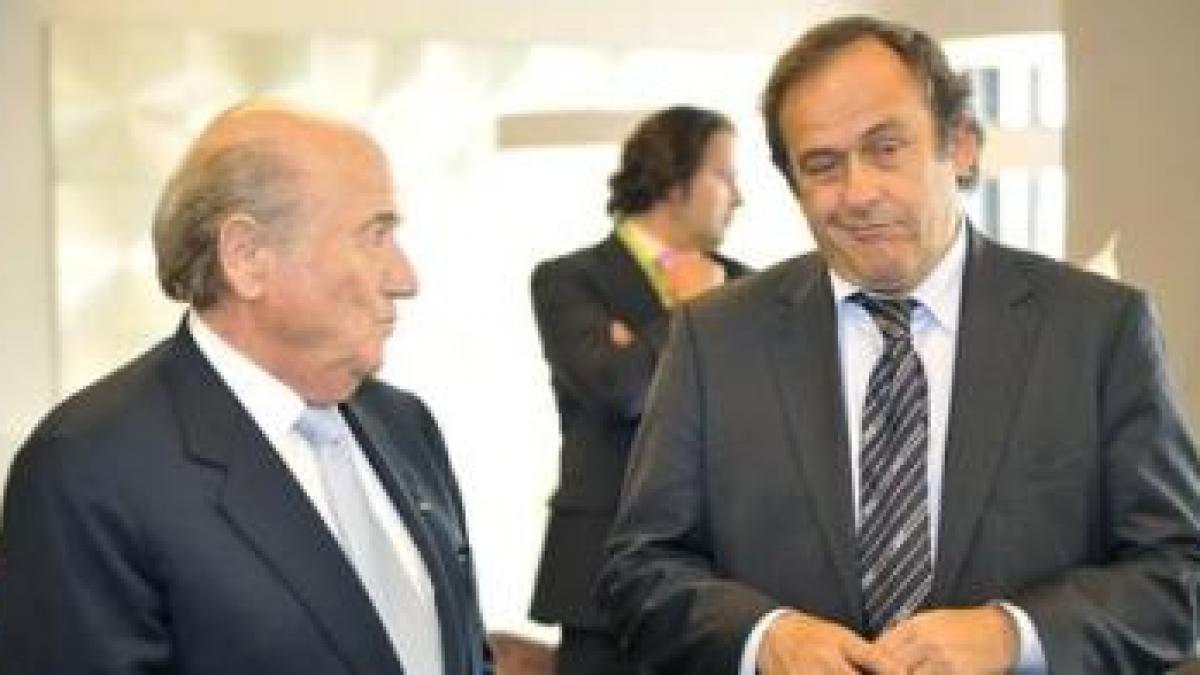 Platini, despre arbitrii suplimentari: Poate lui Blatter nu îi place ideea că nu e a lui