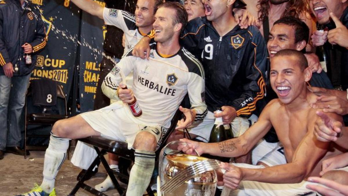 David Beckham a devenit campion cu LA Galaxy în Major League Soccer