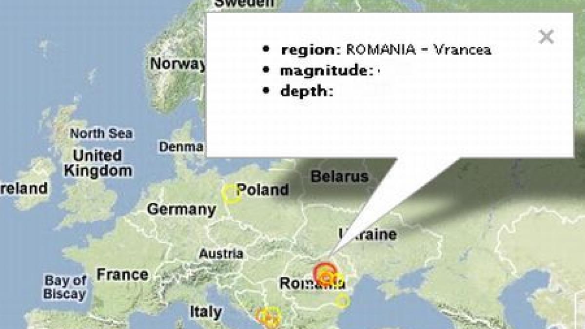 Cutremur în Munţii Buzăului. Vezi cât de puternic a fost seismul 