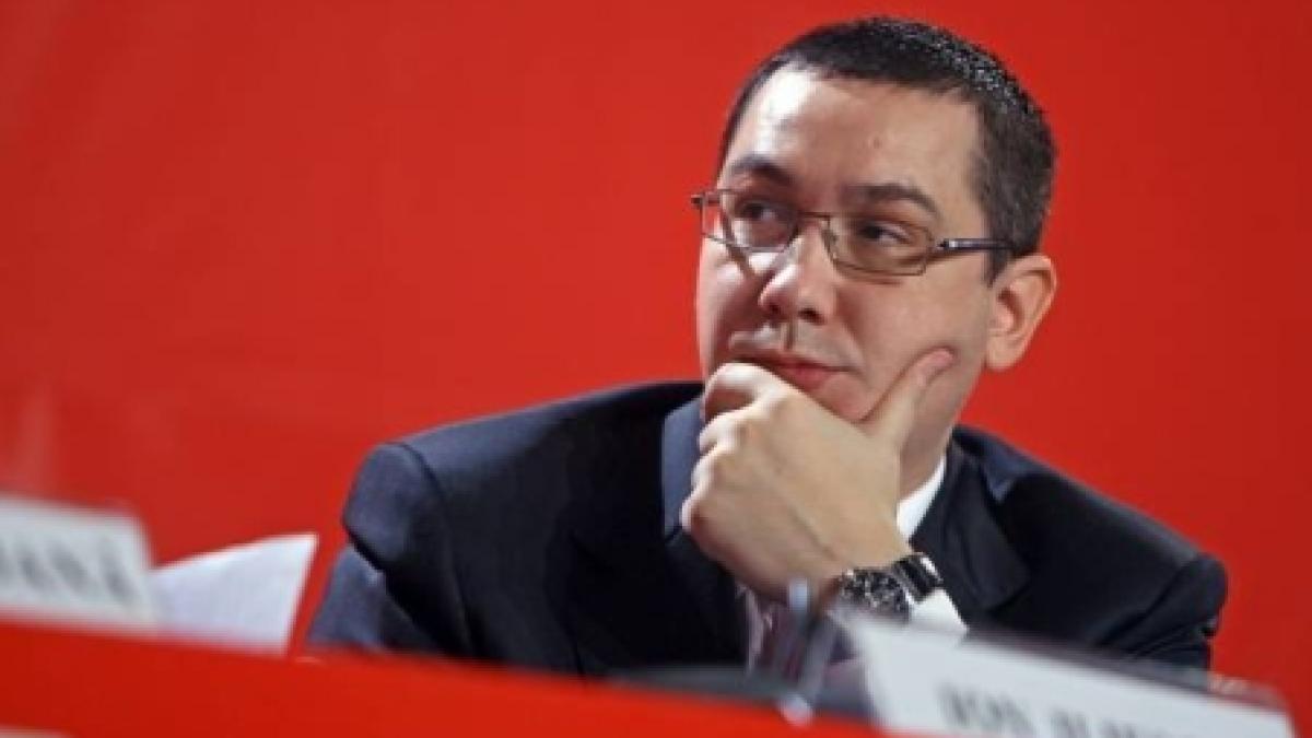 Ponta: Geoană nu poate accepta ideea ca la şefia Senatului să fie altcineva în afară de el