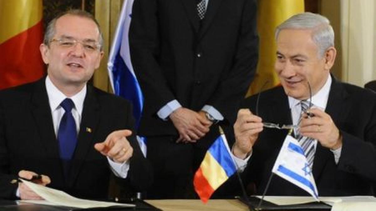 Cum a reuşit Boc să-l irite pe premierul Israelului. N-a semnat până n-a citit tot!