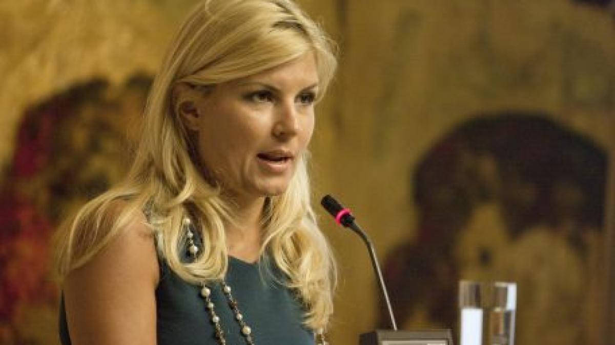 Elena Udrea: Vasile Blaga şi Radu Berceanu ar putea face faţă funcţiei de preşedinte al Senatului