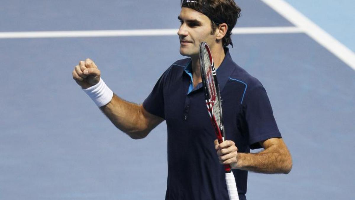 Roger Federer este primul finalist de la Turneul Campionilor