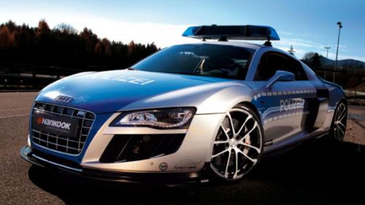 Cea mai rapidă mașină de poliție din lume: Audi R8 GTR by ABT