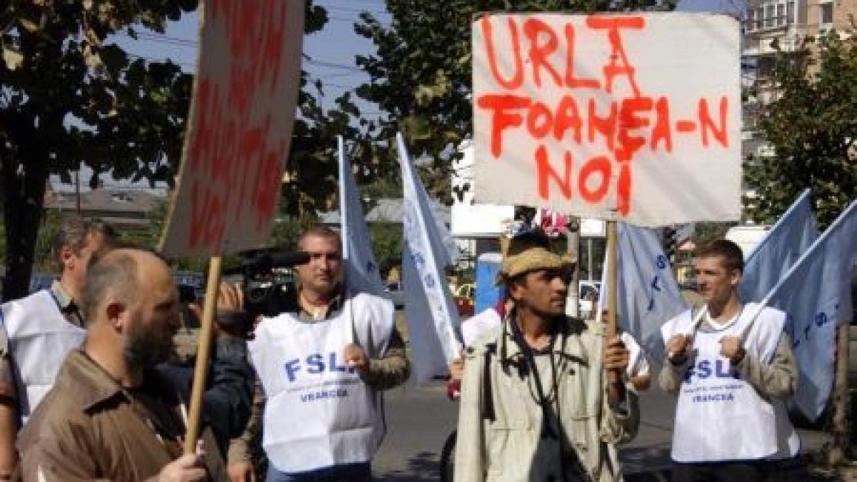 Protest în versuri: Profesorii au organizat un miting &quot;poetic&quot; la Ministerul Educaţiei