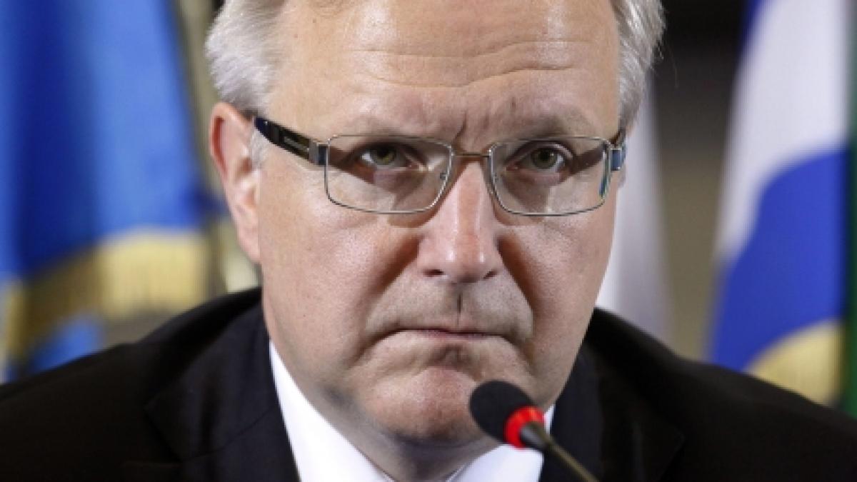 Olli Rehn: Următoarele 10 zile sunt cruciale pentru salvarea zonei euro