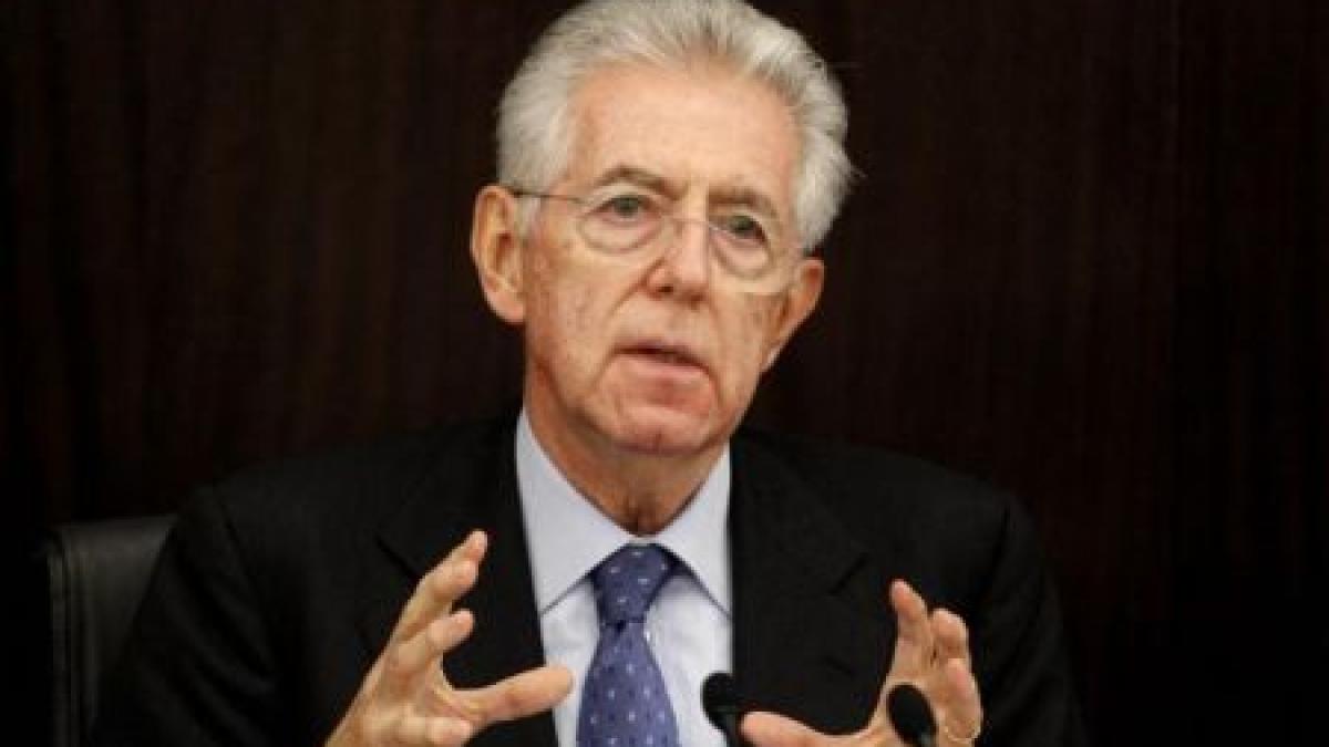 Mario Monti renunţă la salariul de premier: Când cer sacrificii poporului, e normal să renunţ şi eu la salariu!