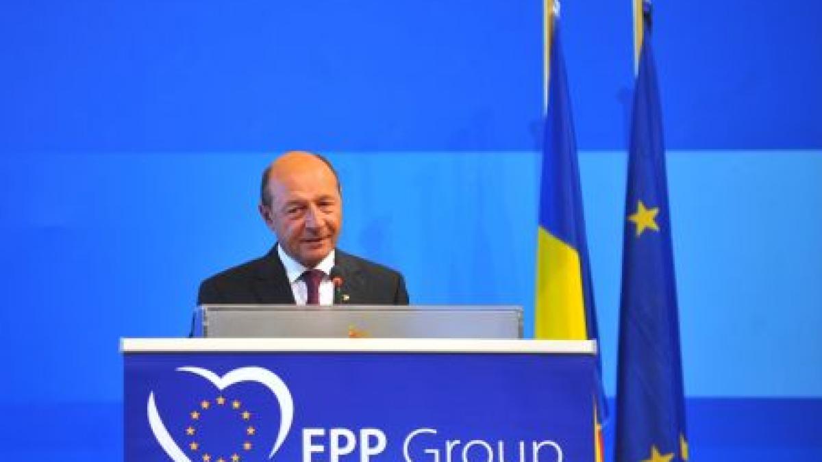 Băsescu, la PPE: România este extrem de dependentă de zona euro. Vrem să participăm la deciziile care o privesc