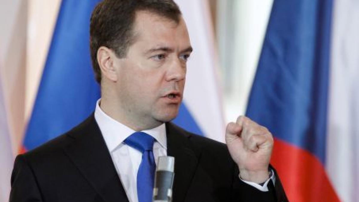 Medvedev: Nu sunt de acord cu sloganurile manifestanţilor, dar ruşii au dreptul să să exprime liber