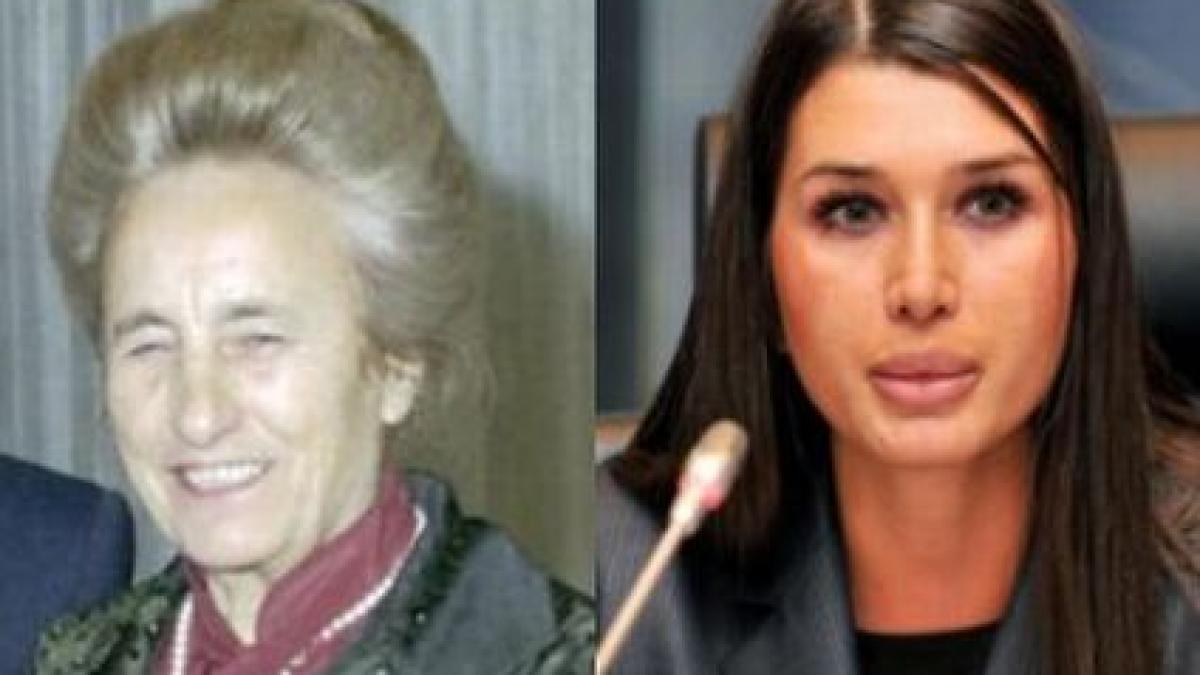 &quot;Tovarăşa&quot; Elena Băsescu! Fiica preşedintelui, confundată cu Elena Ceauşescu în PE. Sesizaţi vreo asemănare?