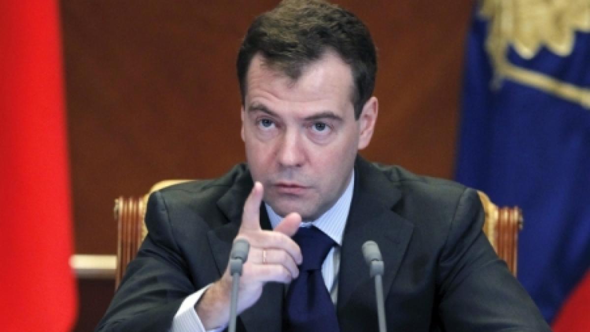 Dmitri Medvedev: Nu vom mai tolera ingerinţe externe şi manipularea de către provocatori şi extremişti