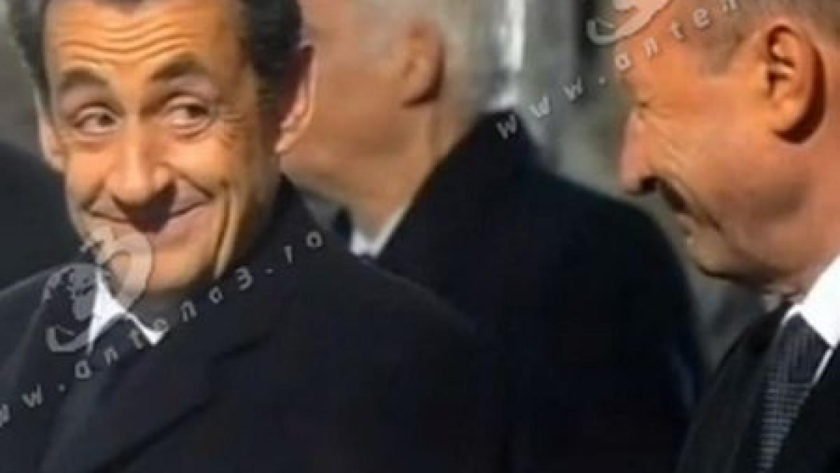 Băsescu s-a împăcat cu Sarkozy? Cei doi au făcut schimb de zâmbete la funeraliile lui Vaclav Havel 