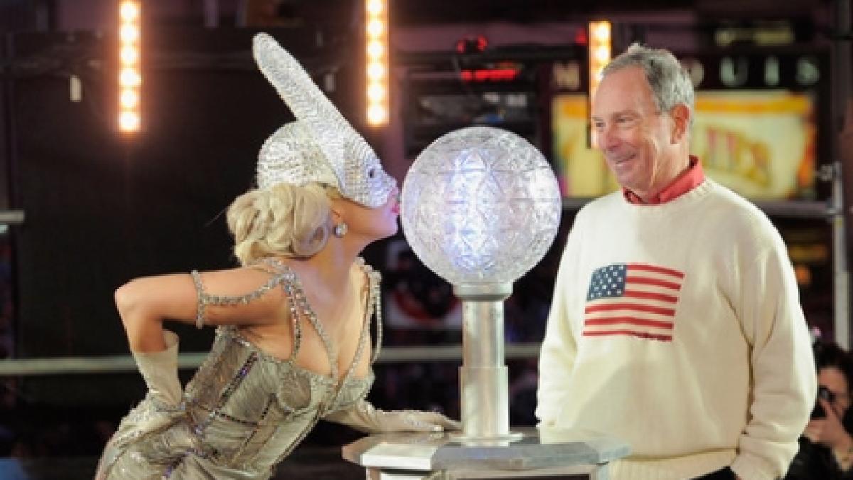 De Revelion, Lady Gaga a dat startul numărătorii inverse din Times Square