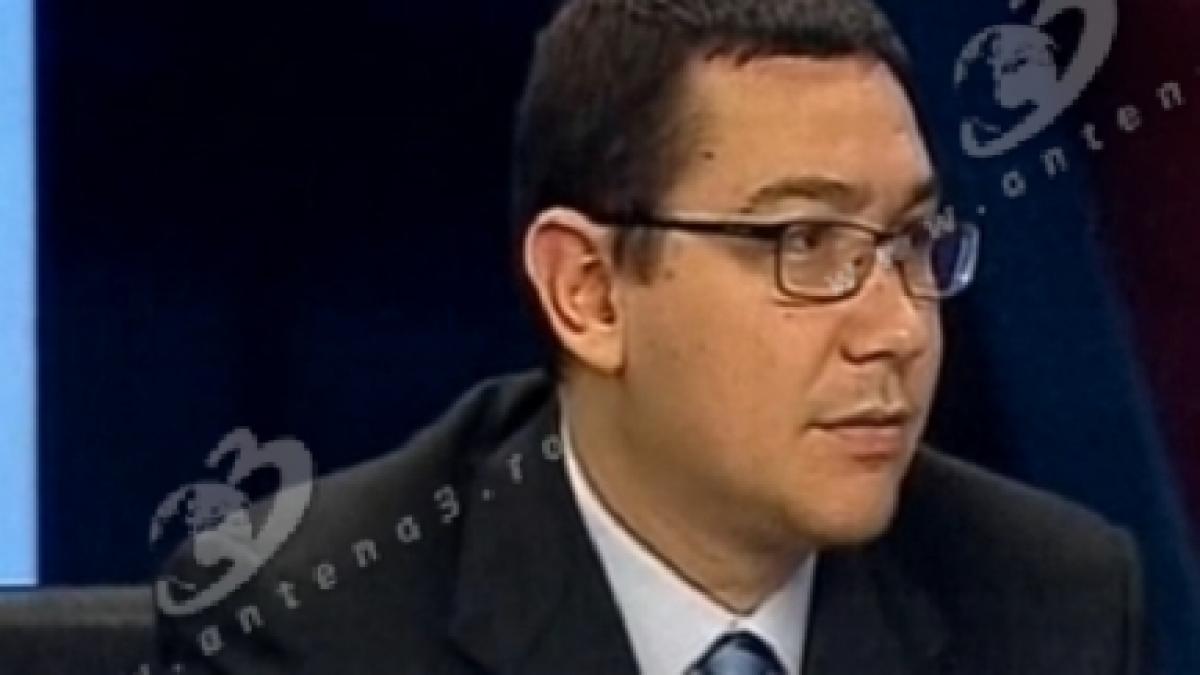 Ponta, despre numirea în funcţia de consilier onorific a lui Ciuhodaru: Politruc pus în funcţie de sistem