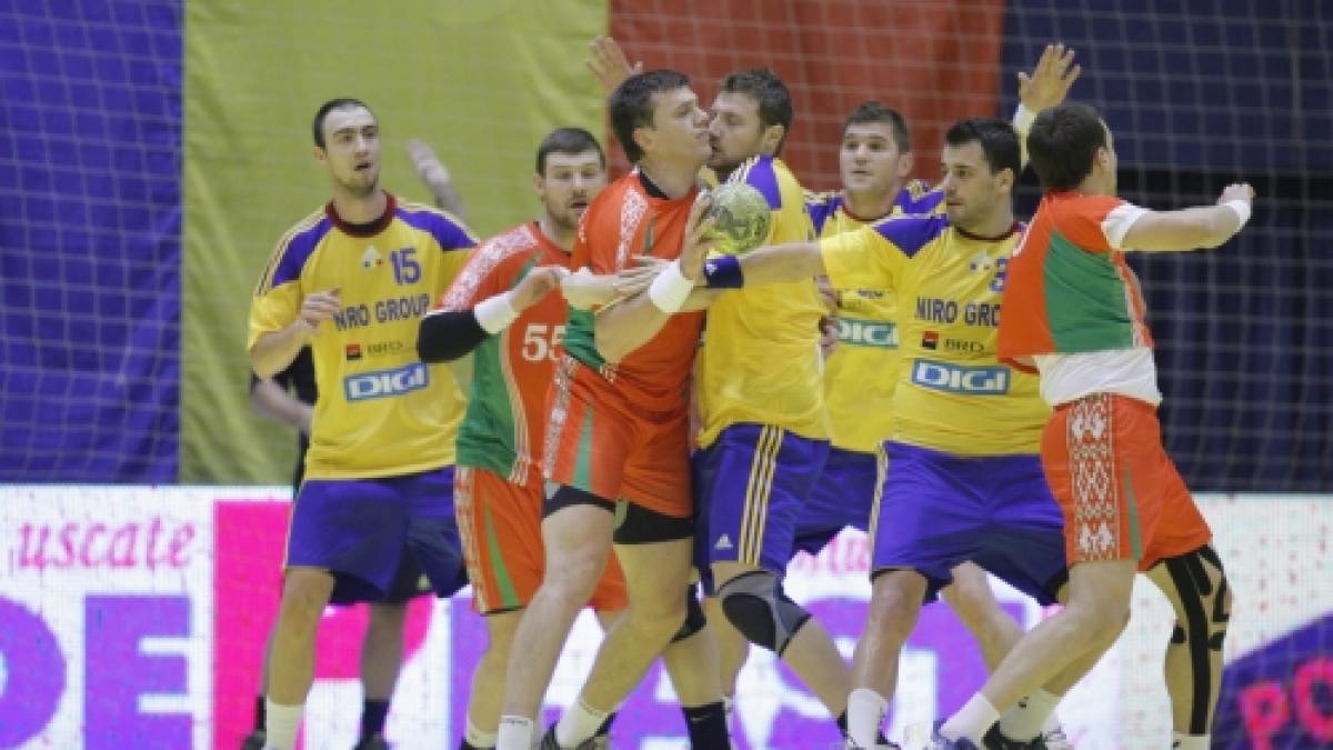 România a pierdut în Belarus şi a ratat calificarea la barajul pentru CM de handbal masculin