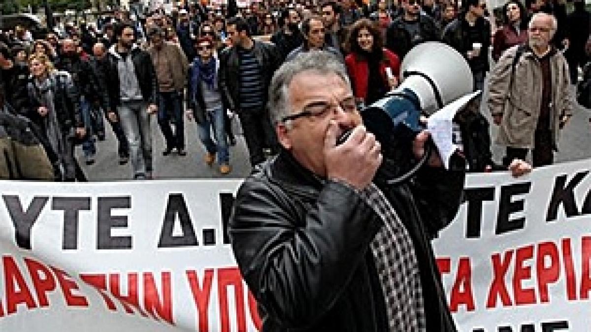 Atena, paralizată din cauza protestelor. Mii de oameni vor manifesta împotriva măsurilor de austeritate