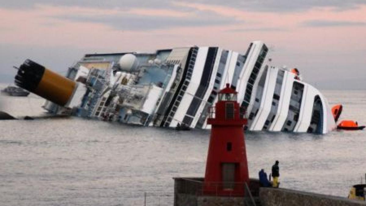 Comandantul navei Concordia riscă 12 ani de închisoare. 11 morţi şi 24 de dispăruţi, ultimul bilanţ al tragediei