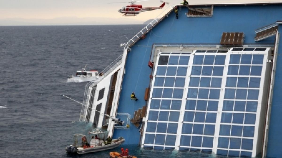 Italia: Stare de catastrofă ecologică în zona epavei Costa Concordia