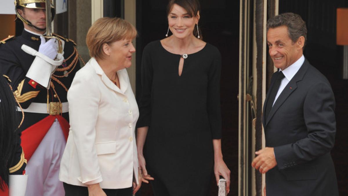 Angela Merkel, pe acelaşi loc cu Carla Bruni în viaţa lui Nicolas Sarkozy