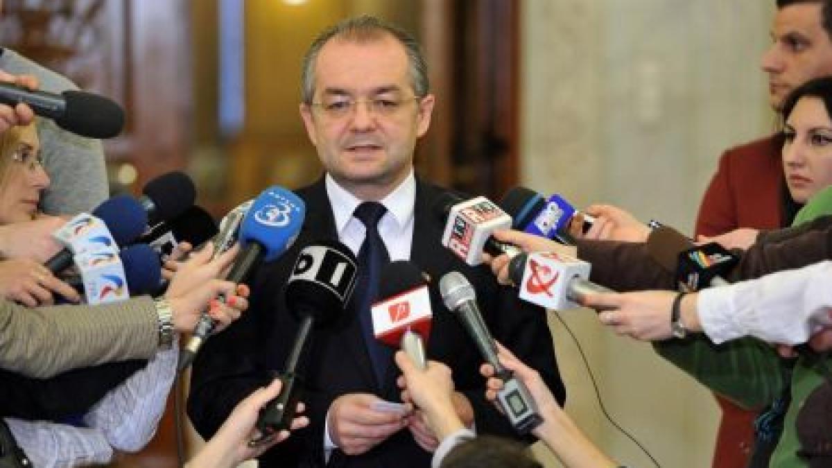 Boc: Voi trimite azi preşedintelui Băsescu propunerea de ministru al MAE