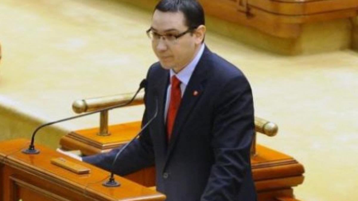 Ponta, despre numirea în funcţie a lui Diaconescu: Trădătorii plecaţi din USL mai primesc un ciolan