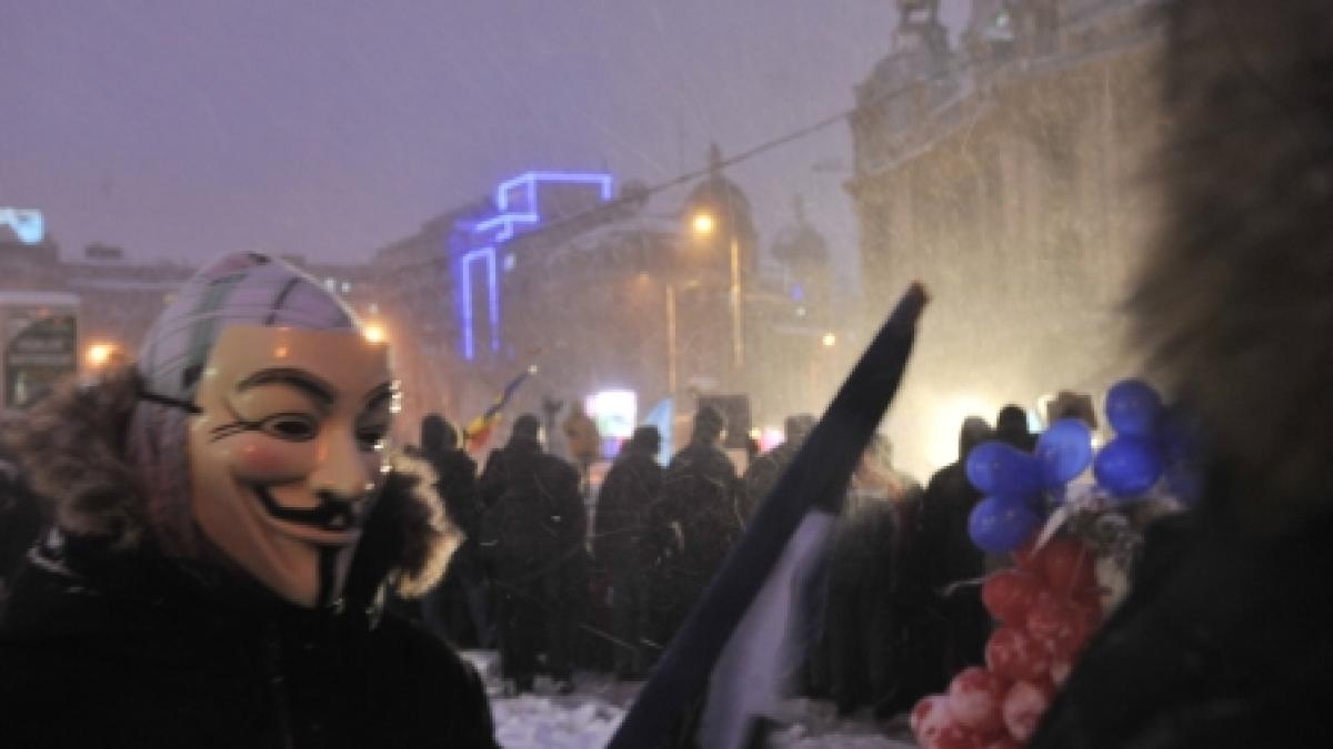 Peste 1.500 de manifestanţi protestează la -7 grade Celsius. Este a 15-a zi de proteste în ţară