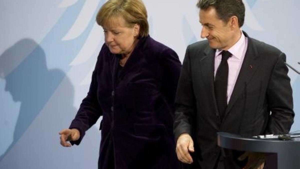 AFP: Angela Merkel va participa la mitingurile electorale ale lui Nicolas Sarkozy