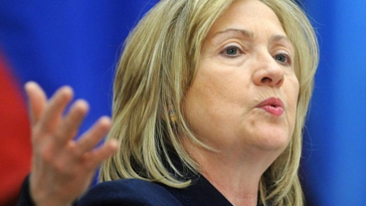 Hillary Clinton cere implicarea ONU în vederea încetării violenţelor din Siria