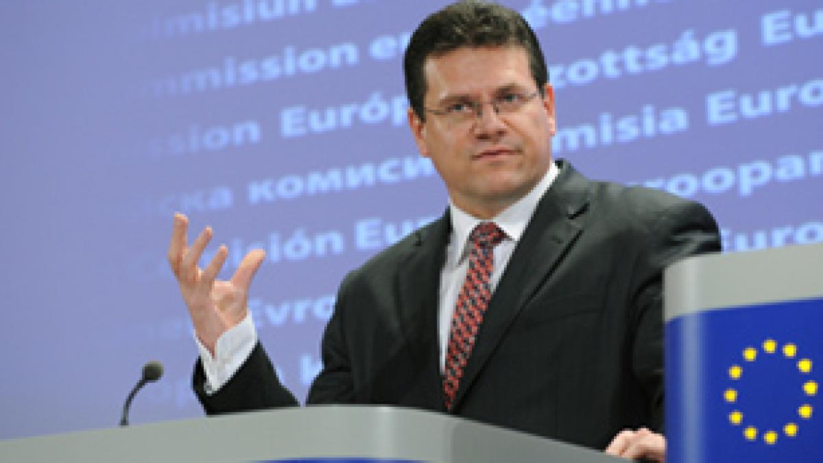 Maros Sefcovic, comisar UE: România şi Bulgaria aparţin spaţiului Schengen