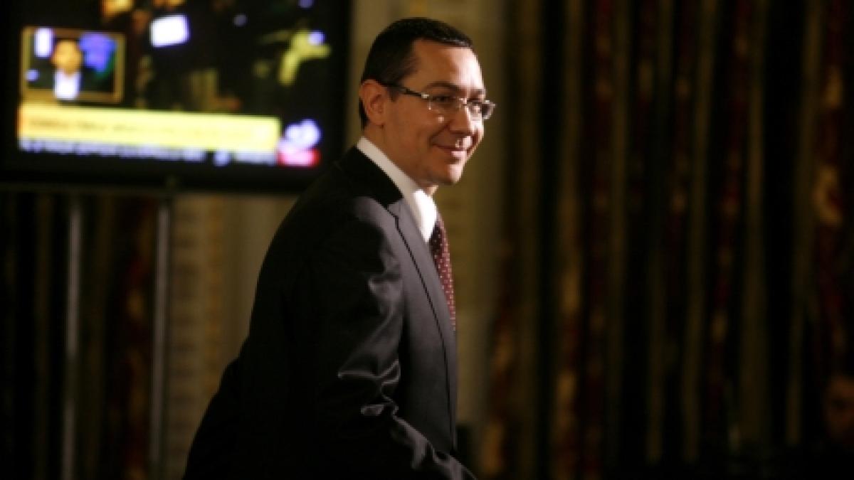 Ponta îi promite lui Ungureanu că USL îl va sprijini în 15 proiecte europene şi sociale