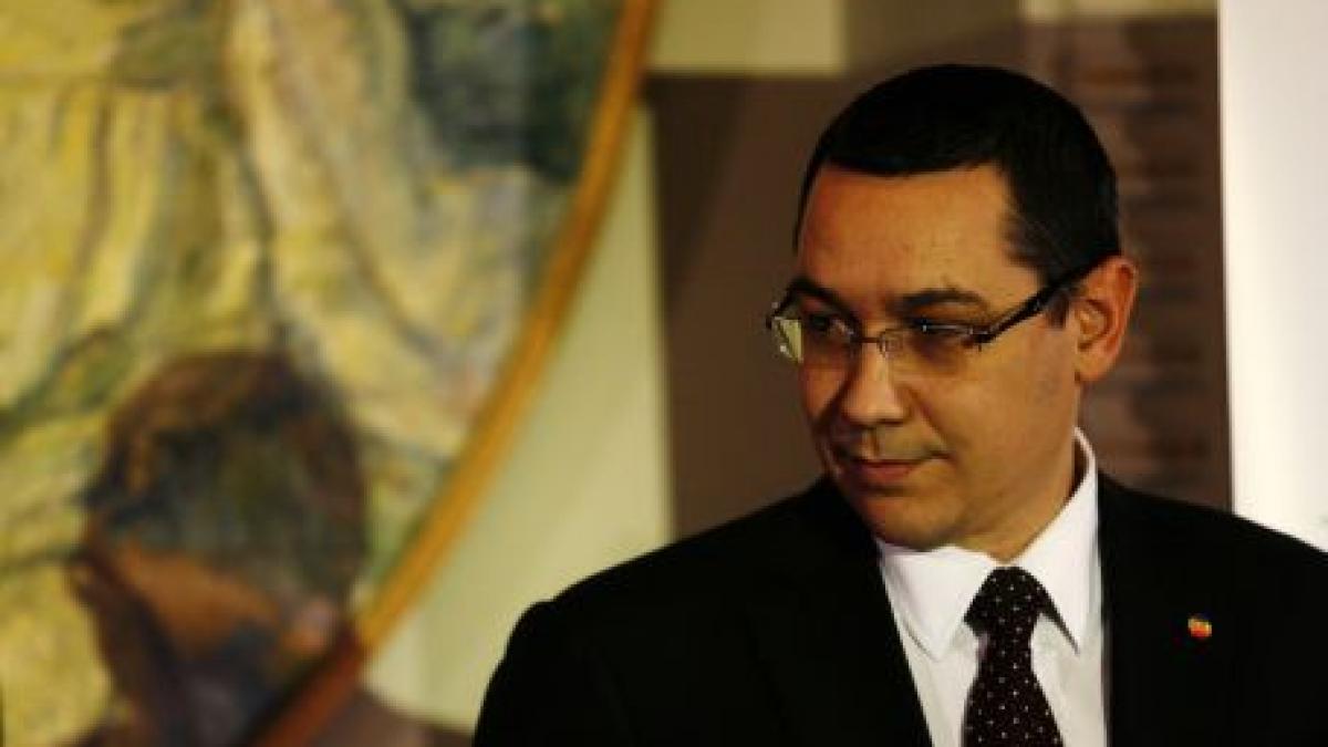 Ponta: Voi cere premierului Ungureanu să sancţioneze prefecţii din Buzău, Vrancea şi Constanţa