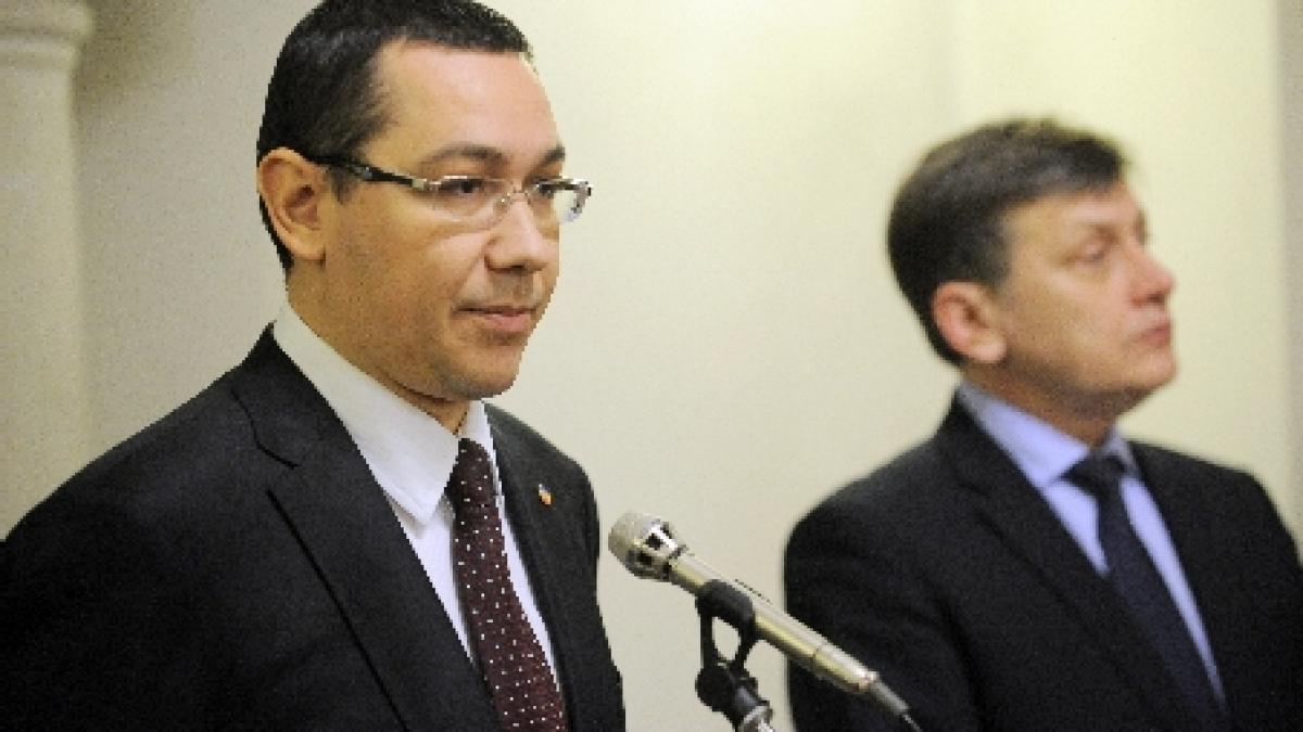 Ponta pleacă luni în SUA, însoţit de Corlăţean şi Dobriţoiu. Antonescu nu mai merge