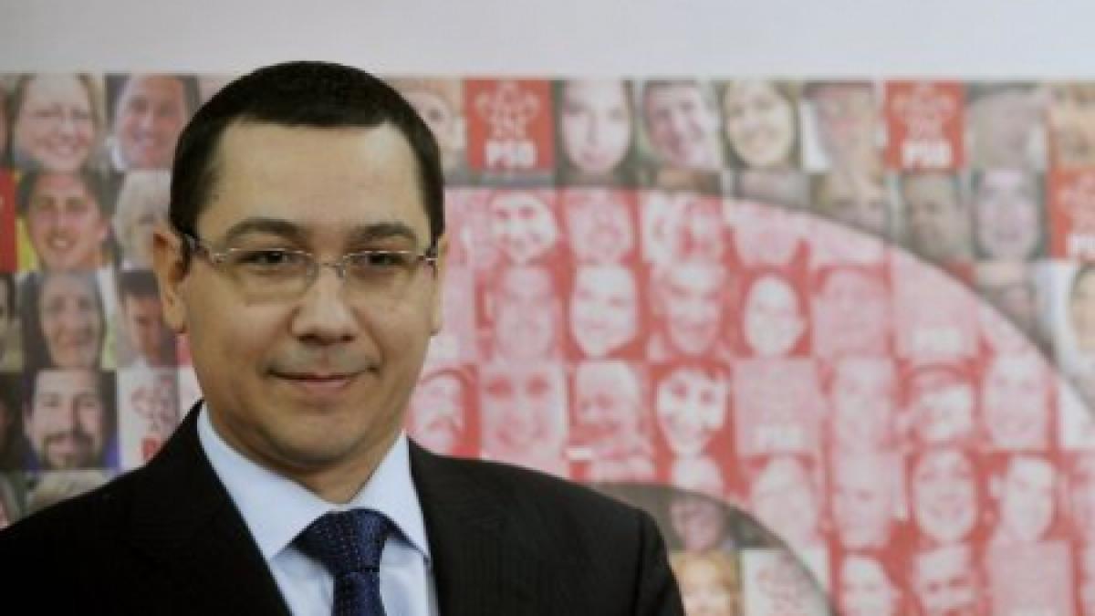 Ponta: USL e de acord ca România să semneze şi să ratifice Tratatul de guvernanţă fiscală