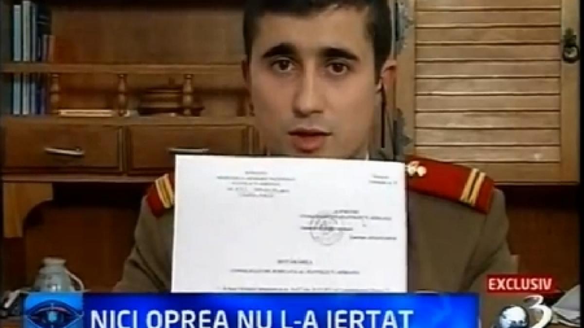 Are dovada. Locotenentul trecut în rezervă demostrează că documentele nu sunt &quot;tocmai legale&quot;