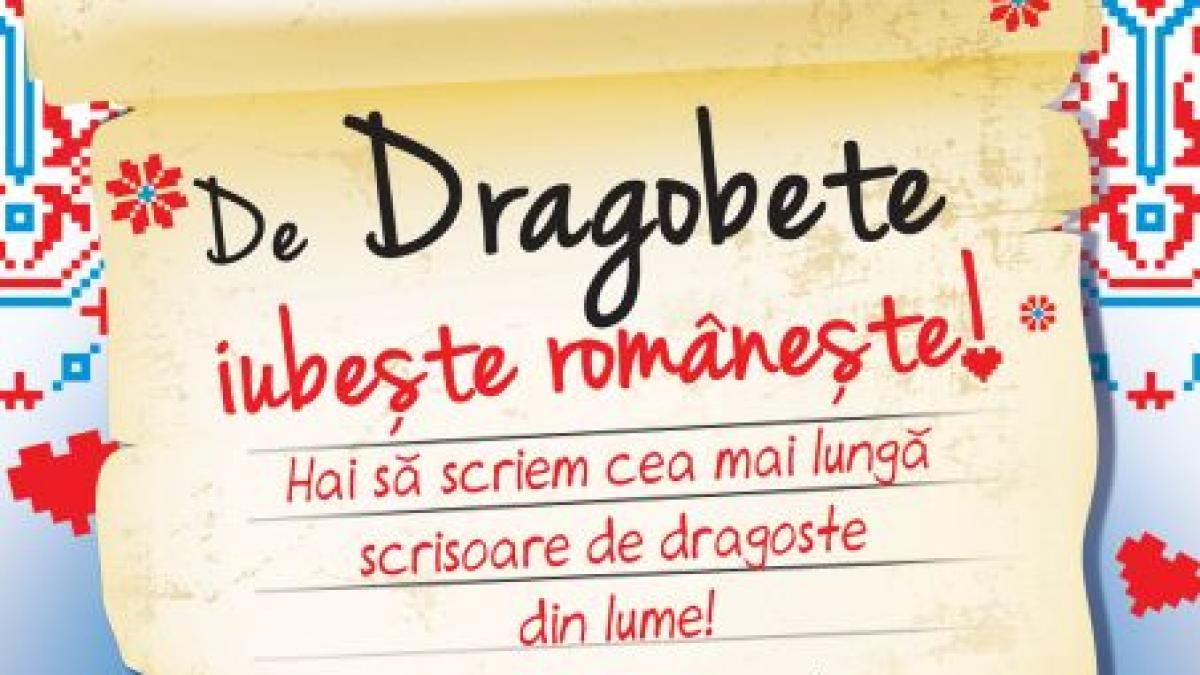 De Dragobete, participă şi tu la compunerea celei mai lungi scrisori de dragoste din lume!