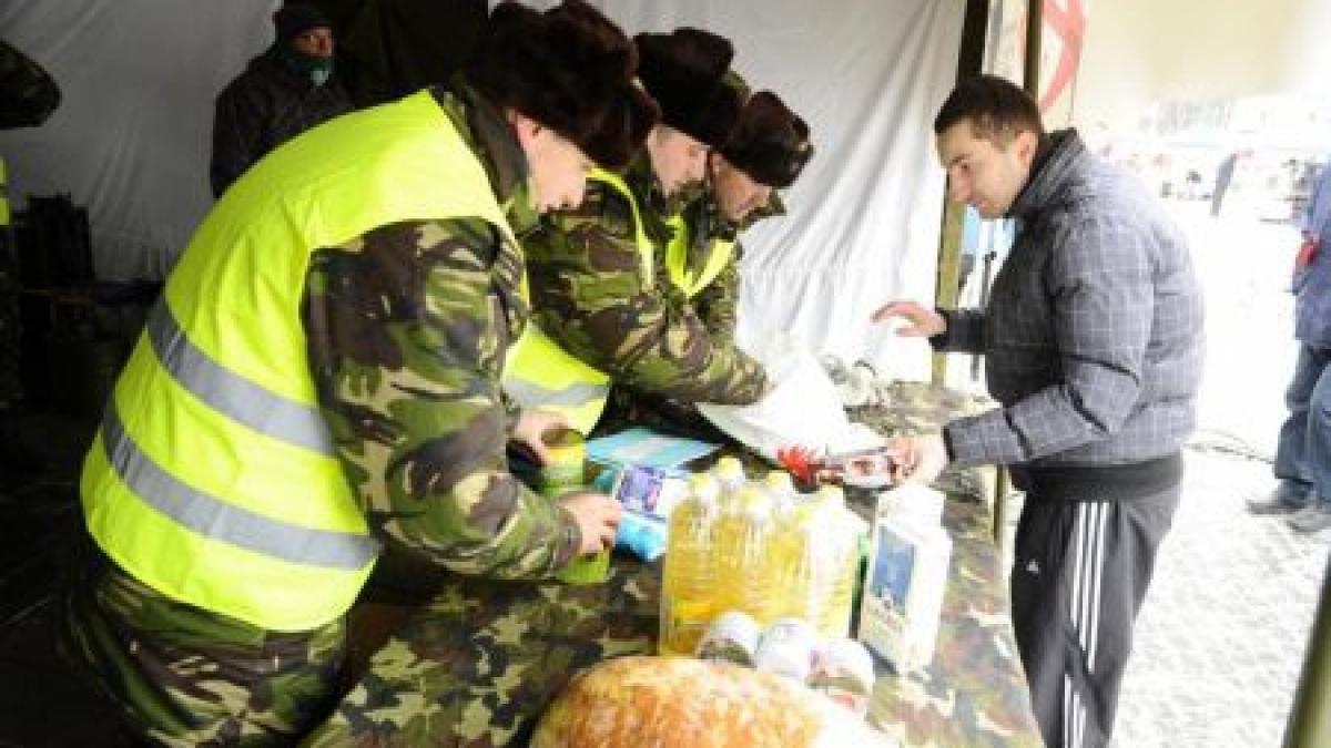 10 tone de alimente donate de Poşta Română pentru trei sate din Buzău