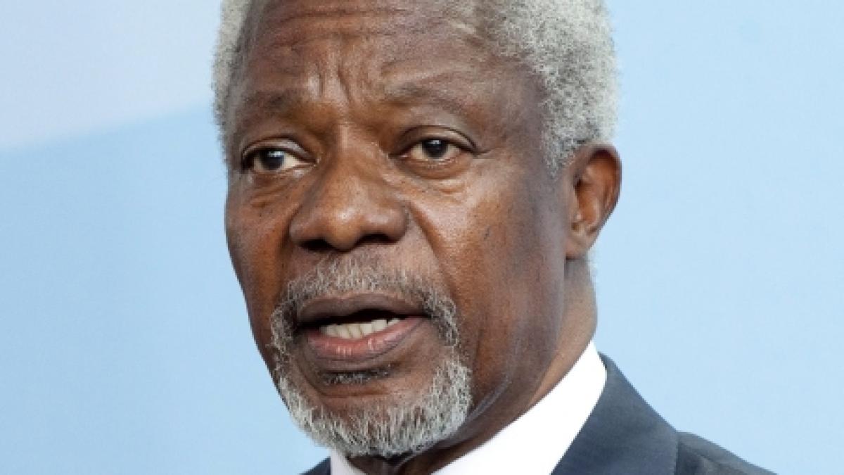 Kofi Annan, numit emisar special al ONU şi Ligii Arabe pentru criza din Siria  