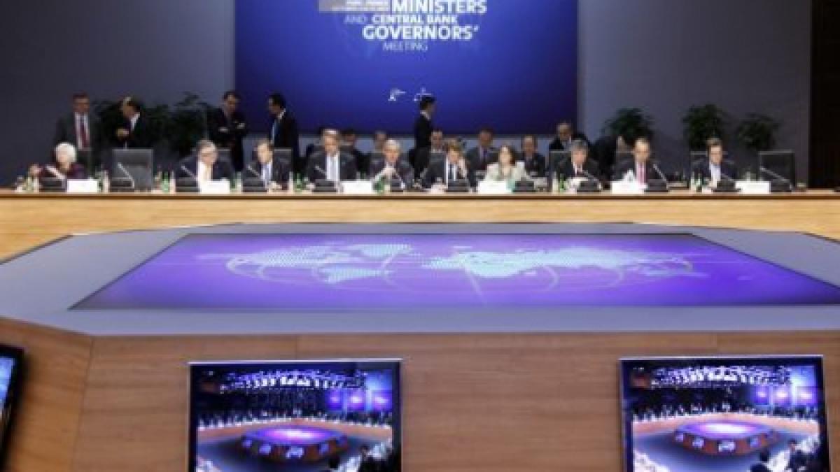 Liderii financiari ai statelor G20 se reunesc în acest week-end, pentru a discuta despre criza euro şi FMI