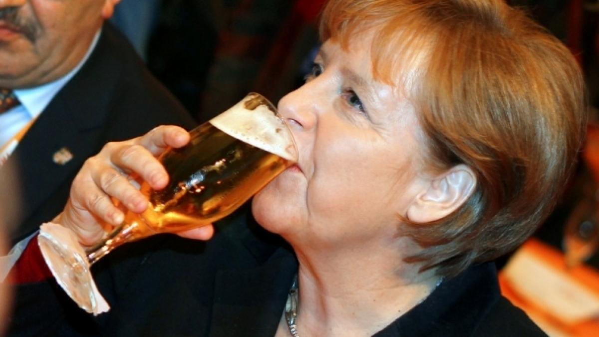 Angela Merkel a avut parte de o surpriză rece şi neplăcută