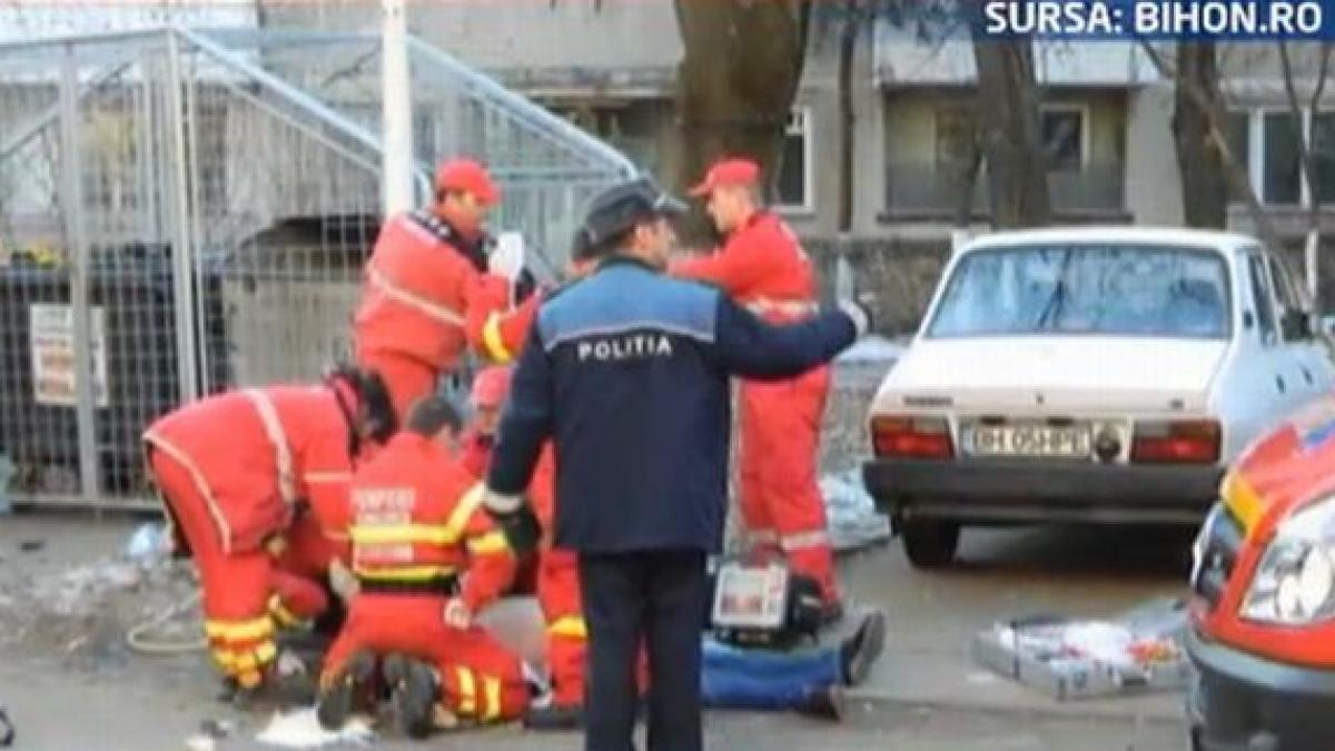 PRIMELE IMAGINI de la locul EXECUŢIEI în stil mafiot din Oradea. Un bărbat a fost împuşcat în plină stradă