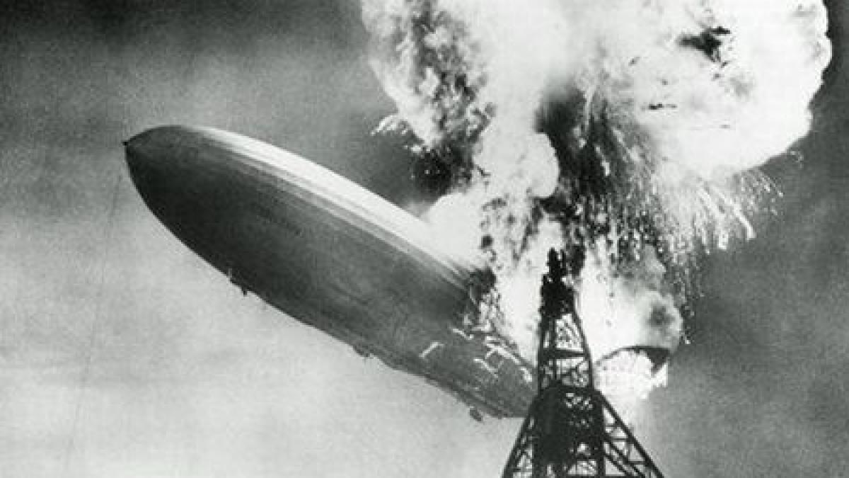 Titanicul aerului. Cum a luat foc uriaşul dirijabil NAZIST. Imagini inedite cu DEZASTRUL Hindenburg