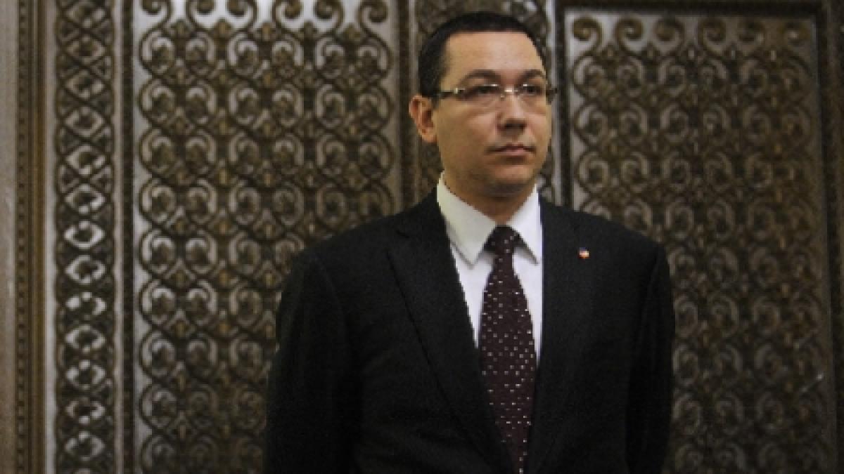 Victor Ponta: Vom cere parlamentarilor PDL, care nu vin la serviciu, să-şi doneze indemnizaţia