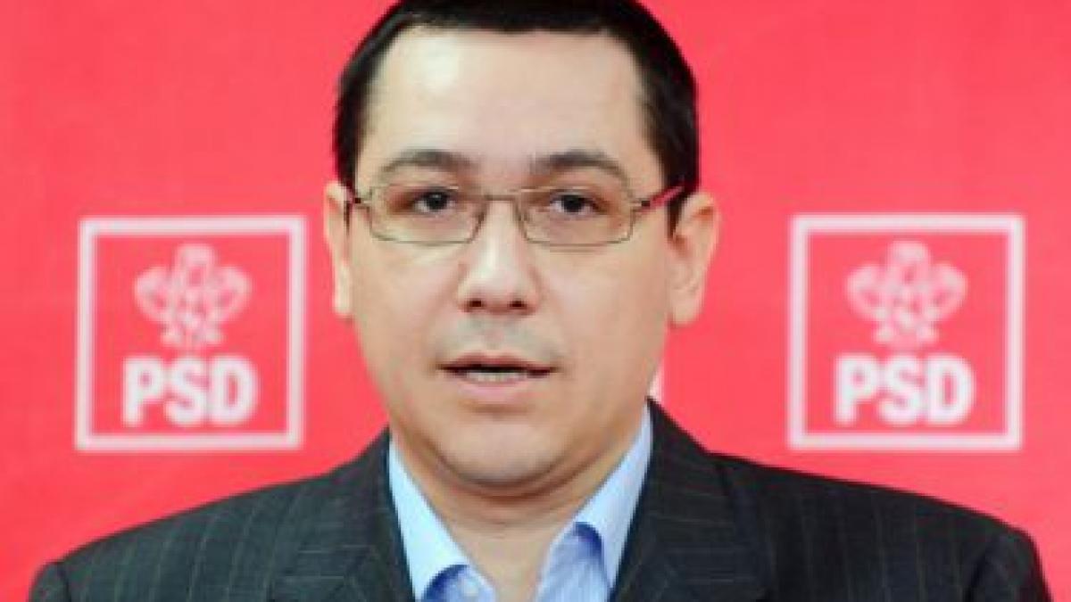 Ponta cere reducerea CAS, TVA-ul diferenţiat pentru alimentele de bază şi stoparea alimentării clientelei politice cu bani publici