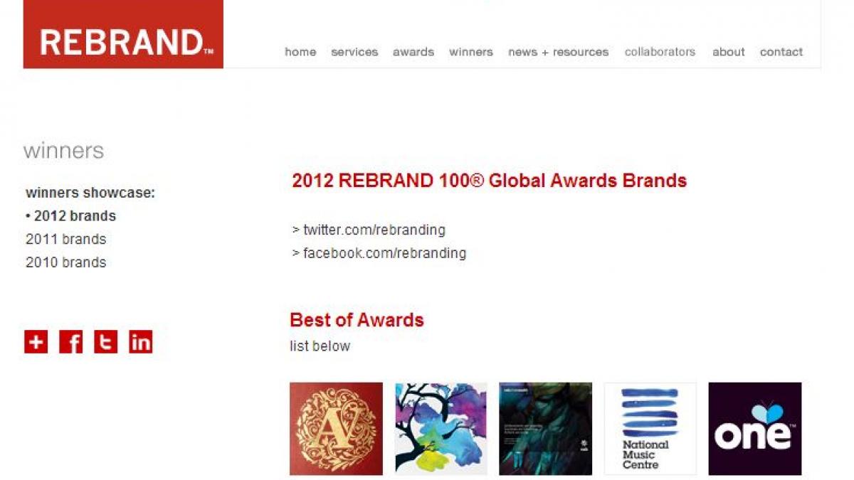 Seed Consultants, singura agenție românească dublu premiată la competiția REBRAND™ 100® Global Awards în 2012