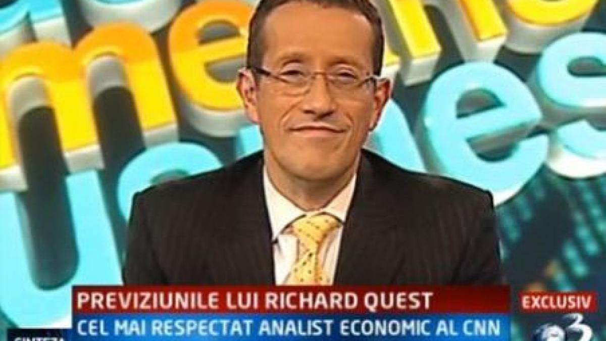 Richard Quest, cel mai respectat analist economic al CNN, despre reîntregirea salariilor din România