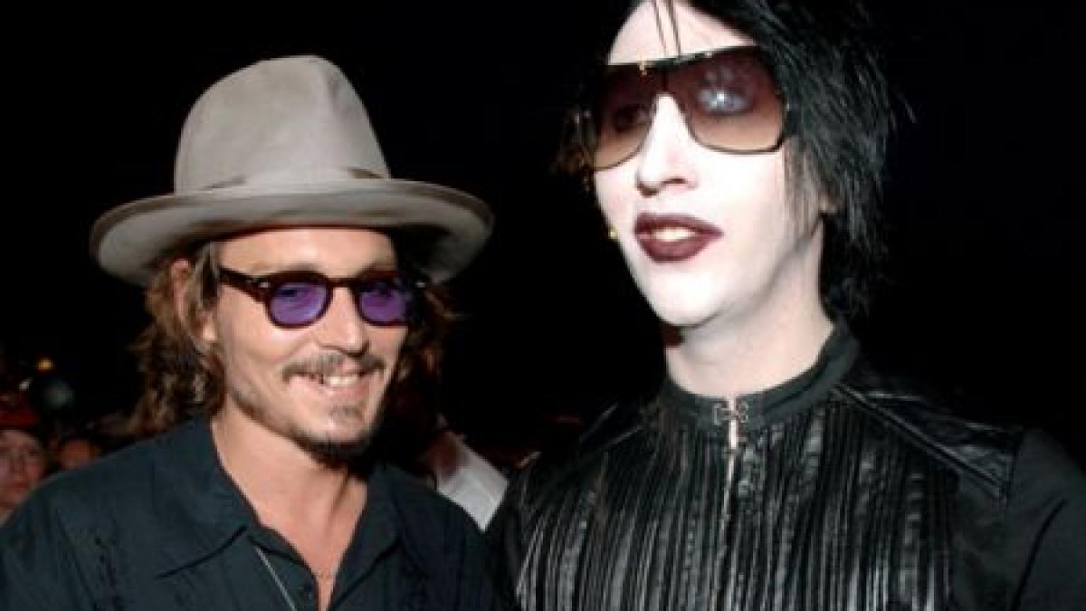 Un duet bizar. Johnny Depp cântă cu Marilyn Manson